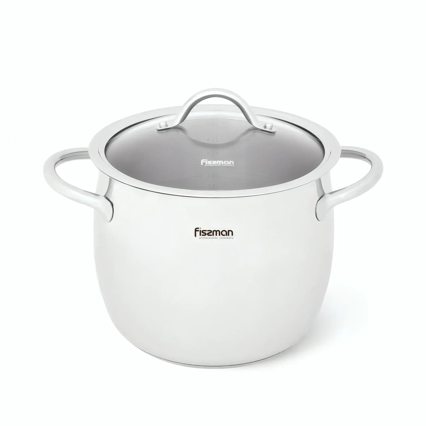 Stockpot with Glass Lid Stainless Steel 5.7 LTR - VIVIEN Series