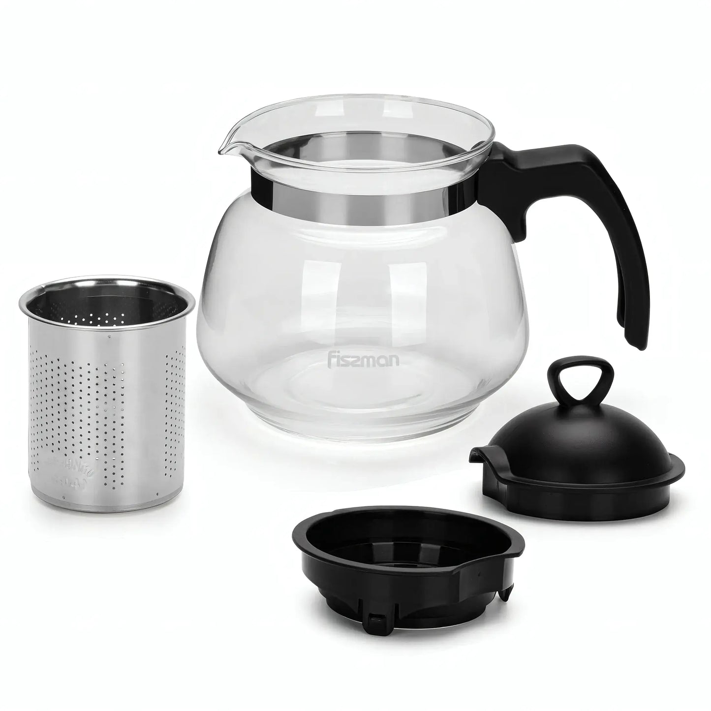 Teapot 700ml with 4 Cups 150ml Glass