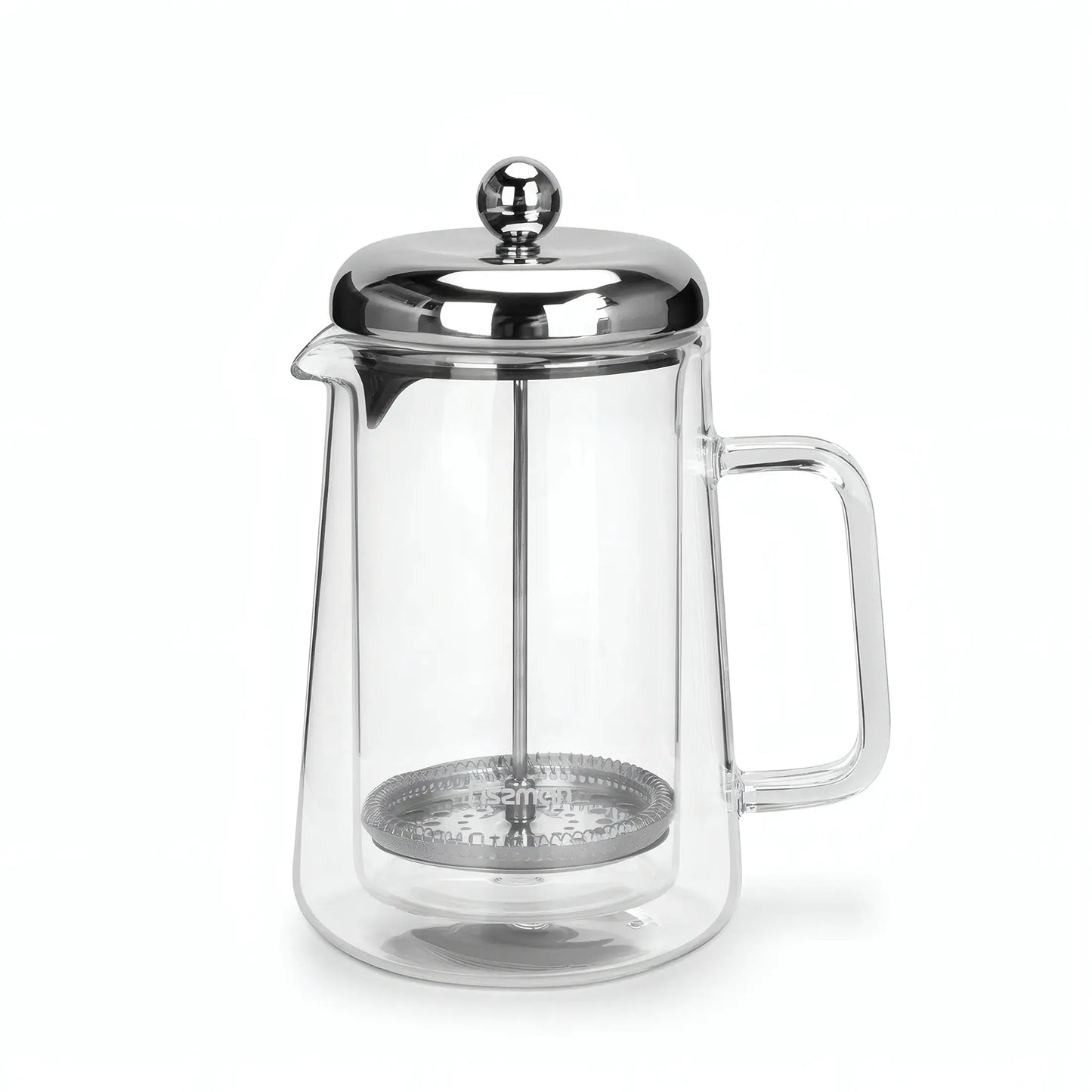 Double Wall French Press Coffee Maker 1000ml - Borosilicate Glass