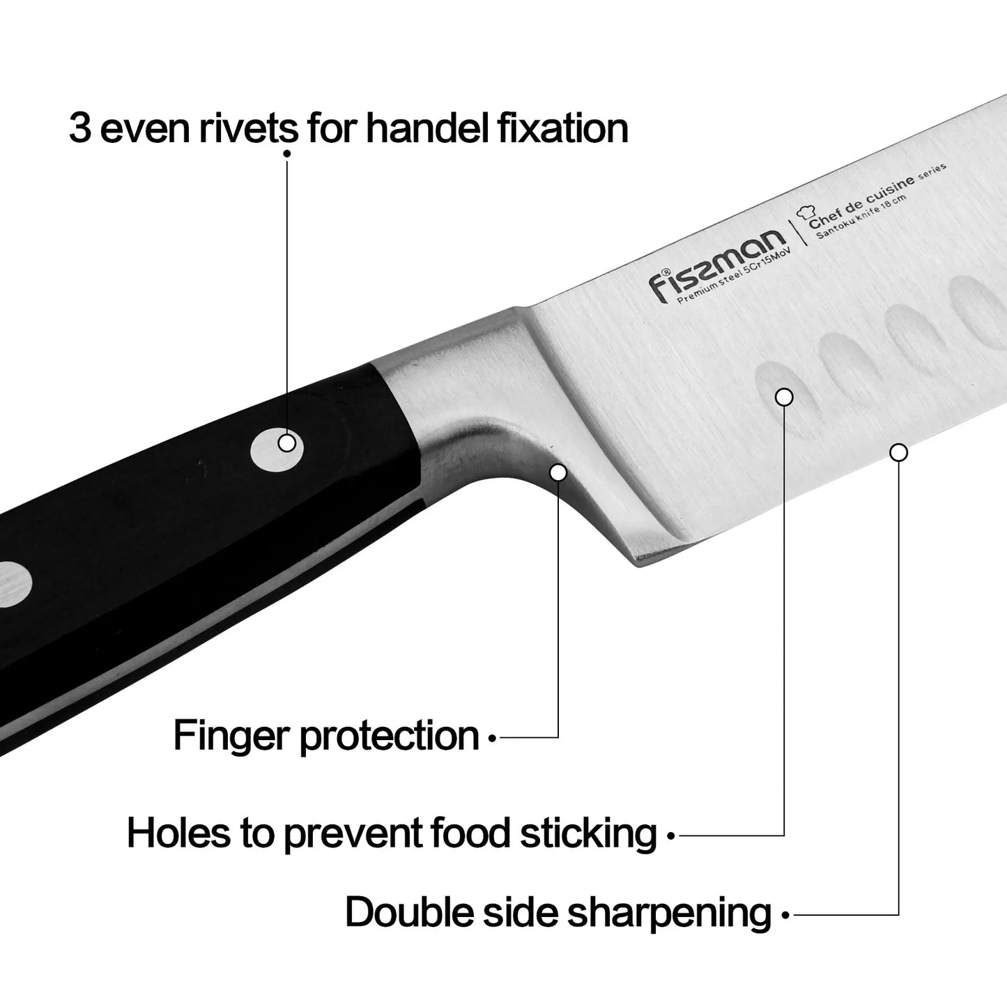 5" Chef De Cuisine - Santoku Knife