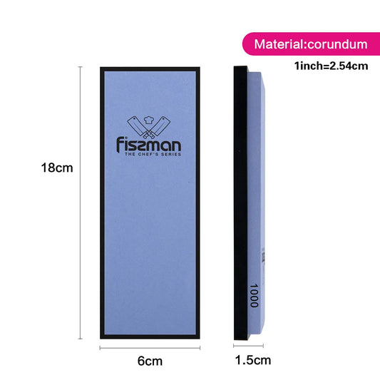 Whetstone - White Corundum Sharpener 1000 Grit with Silicone Base