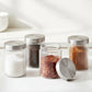 Set of 4 Storage Jars 1300ml (Glass)