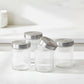 Set of 4 Storage Jars 1300ml (Glass)