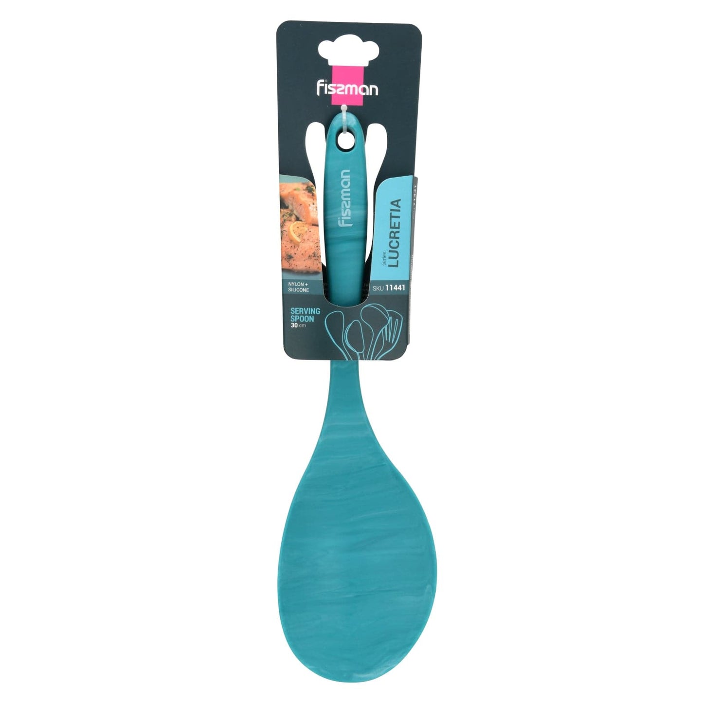 Serving spoon LUCRETIA 30 cm silicone