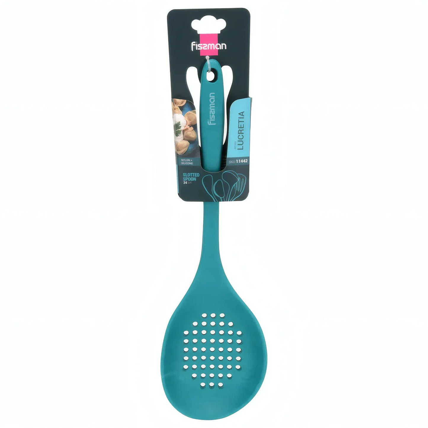 Slotted Spoon with Nylon And Silicone 34cm - LUCRETIA Series