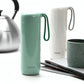Thermal Infuser Flask Vacuum Stainless Steel Bottle 400ml Never Spill Over
