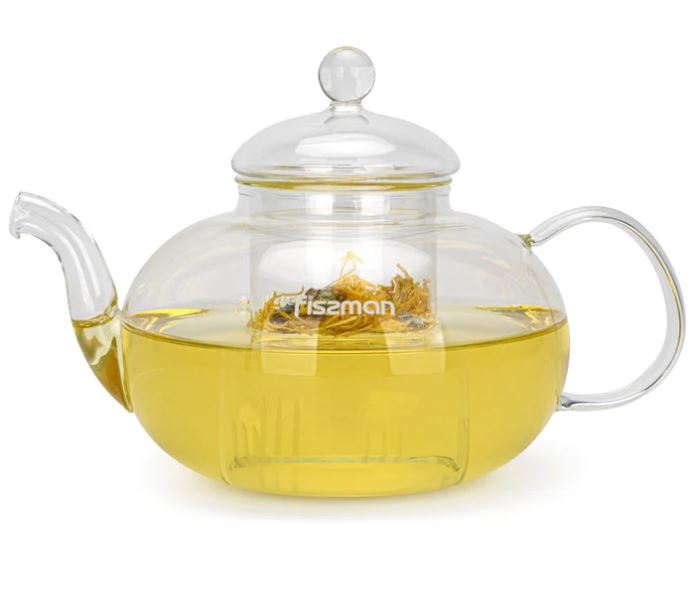 Tea Pot 1200ml With Glass Filter - Borosilicate Glass