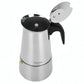 Coffee Maker 450ml for 9 Cups Stainless Steel