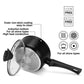 Saucepan 16x8 cm / 1.39 LTR with Glass Lid and Induction Bottom (Aluminium with Non-stick Coating) - ANGELA Series