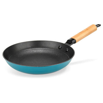 Frying Pan 24x4.5cm with Wooden Handle - SEAGREEN Series