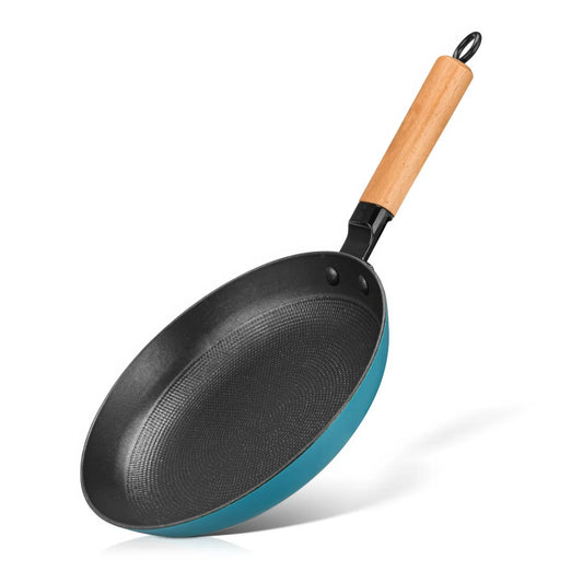 Frying Pan 24x4.5cm with Wooden Handle - SEAGREEN Series