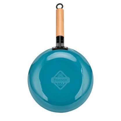 Frying Pan 24x4.5cm with Wooden Handle - SEAGREEN Series