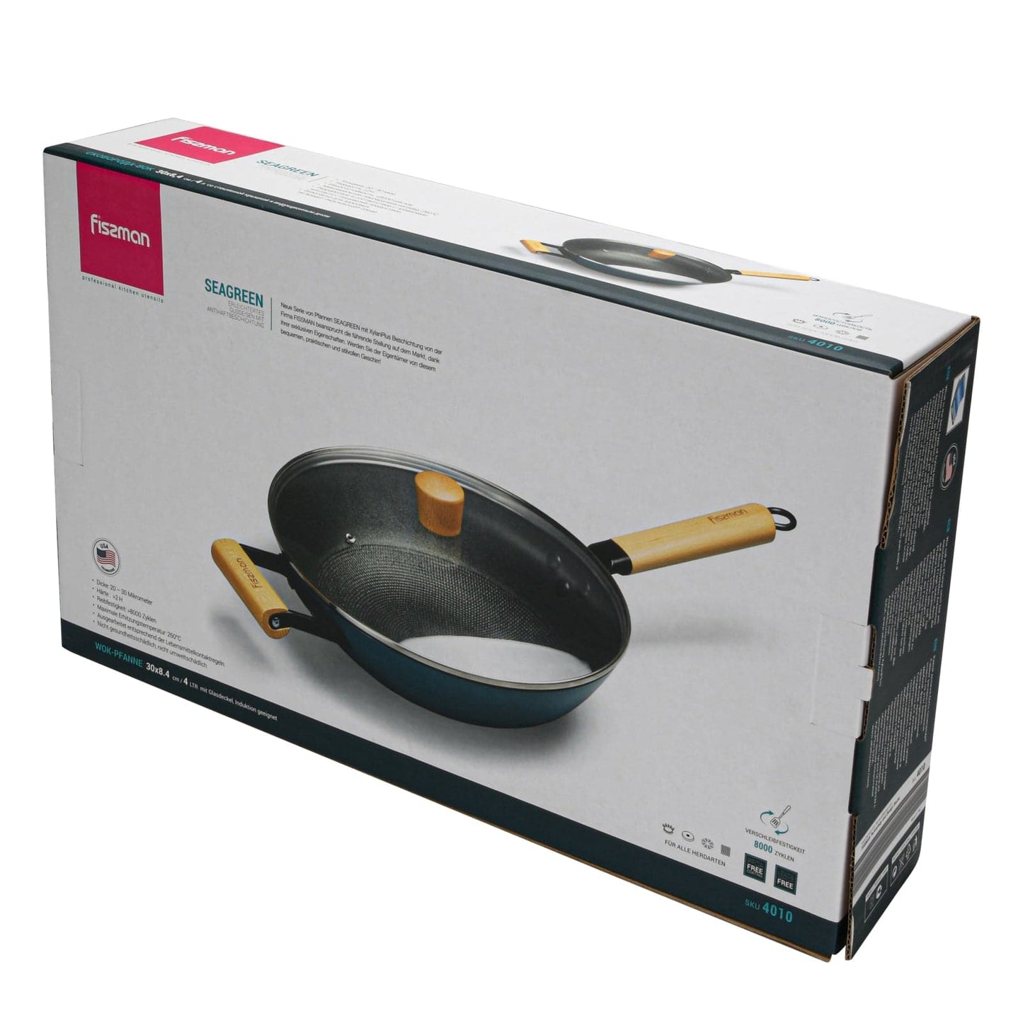 Enameled lightweight cast iron with non-stick coating 30 cm x 8.4 cm 