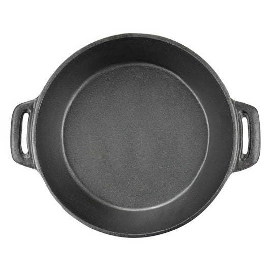 Non-Stick Cast Iron Shallow Casserole 30cm x 7cm  3.1L