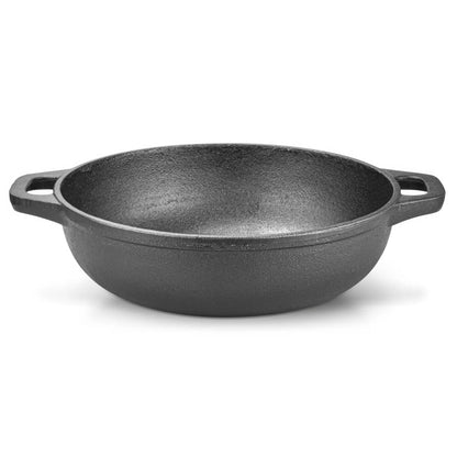Non-Stick Cast Iron Shallow Casserole 27.3 x 8.8cm 3.4L