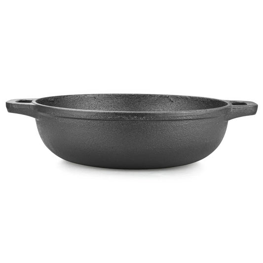 Non-Stick Cast Iron Shallow Casserole 27.3 x 8.8cm 3.4L