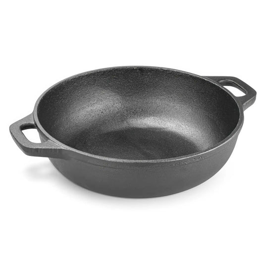 Non-Stick Cast Iron Shallow Casserole 27.3 x 8.8cm 3.4L