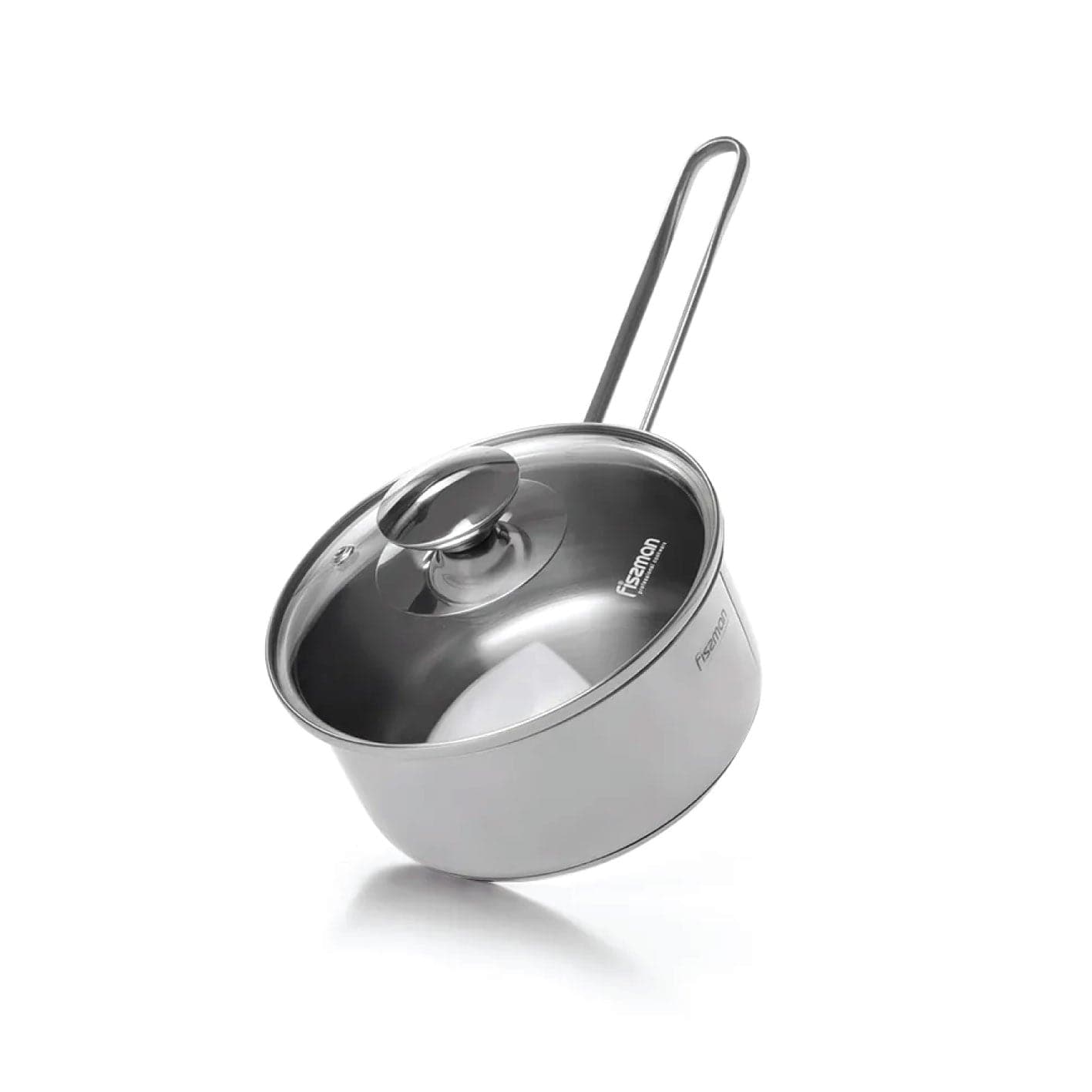 Saucepan 12 x 6.0 cm 06 LTR with glass lid stainless steel