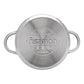 Saucepot BAMBINO 14 x 6cm 0.9 LTR with Glass Lid Stainless Steel