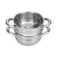 Mini Cooking Pot GULLIVER 14x7cm / 1.1 LTR with Steamer Inser 14x6.5cm