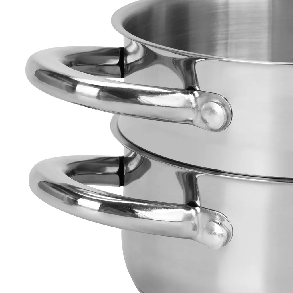 Mini Cooking Pot GULLIVER 14x7cm / 1.1 LTR with Steamer Inser 14x6.5cm