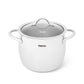 Stockpot 20 x 16.8cm 5.7 LTR with glass lid stainless steel