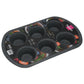 6 Cup Muffin Pan 32x20x3.5cm (Carbon Steel with Non-stick Coating)