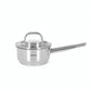 Casserole Cookware Set - 6 pcs with Glass Lids (Stainless Steel) - FLORY Series