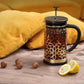 French Press Coffee Maker 600ml with Gold Electroplating