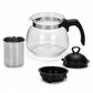 Teapot 700ml with 4 Cups 150ml Glass