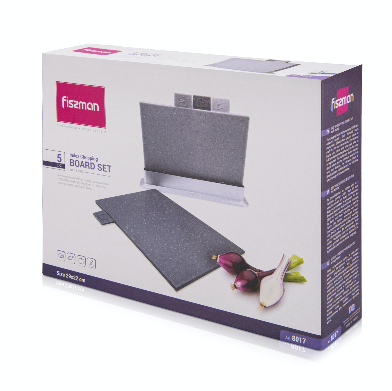 Index Chopping board 4 piece set Sizes 29 x 22.5cm