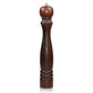 Pepper mill 35 x 6cm wooden body with zinc alloy grinder