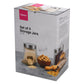 Set of 4 Storage Jars 1300ml (Glass)