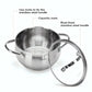 Stockpot with Glass Lid Stainless Steel 1.8 LTR - MARTINEZ Series