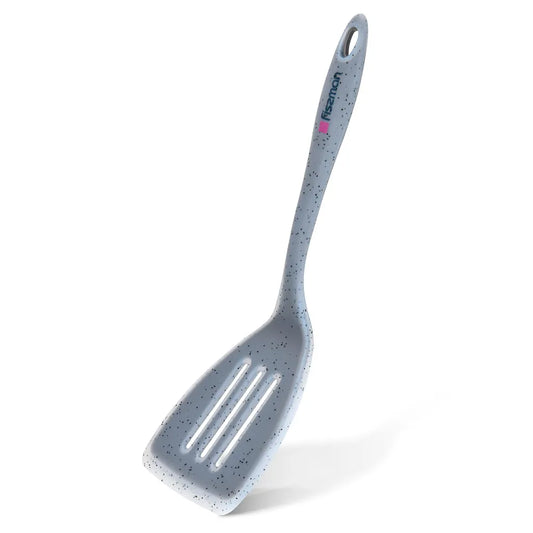 Silicone Slotted Turner Grey - 32cm