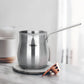 Induction-Friendly Stainless Steel Cezve – 680ml Turkish Coffee Maker