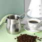 Induction-Friendly Stainless Steel Cezve – 680ml Turkish Coffee Maker