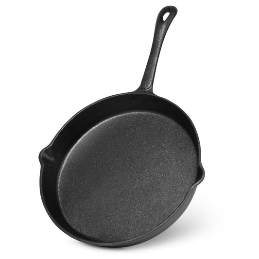 Cast Iron Non-Stick Frying Pan 25 x 4.6cm with Handle