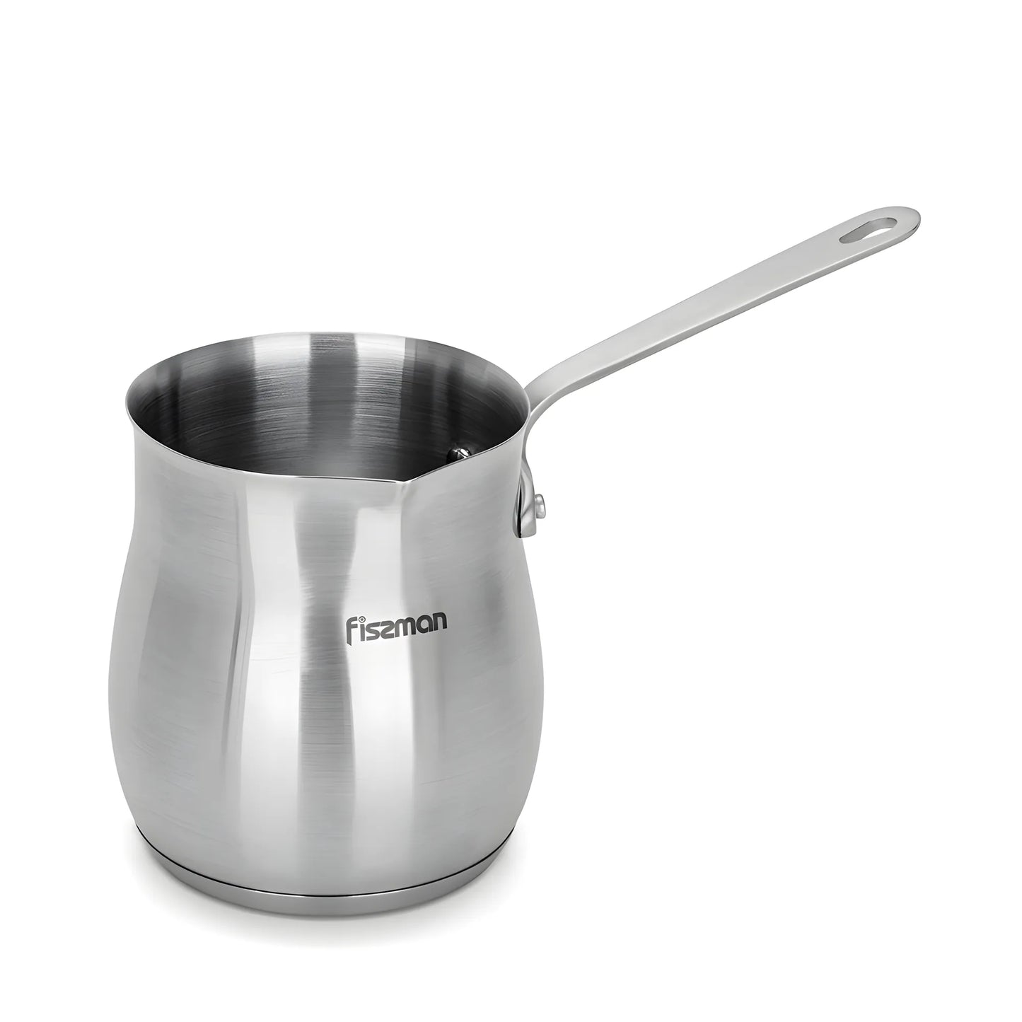 Induction-Friendly Stainless Steel Cezve – 680ml Turkish Coffee Maker