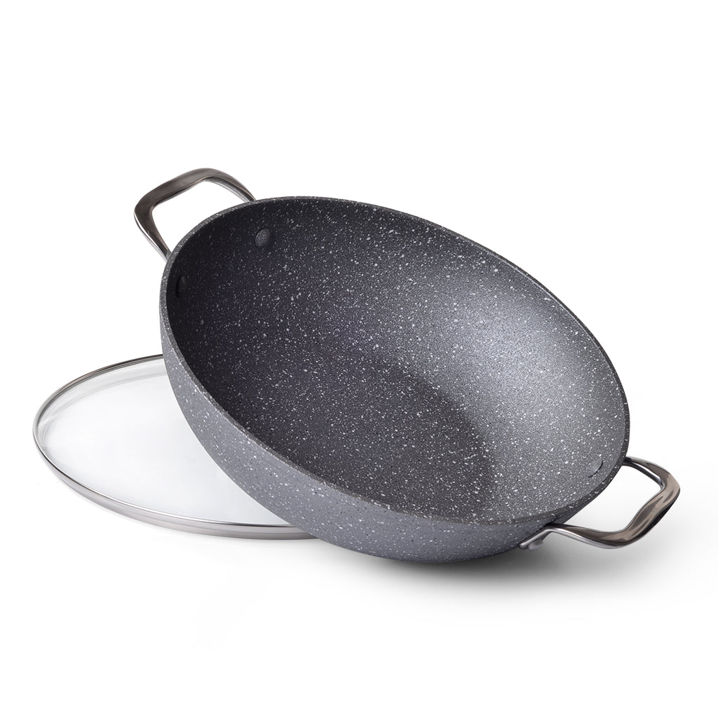 Induction WOK 32 x 9cm / 5.6 LTR with Lid