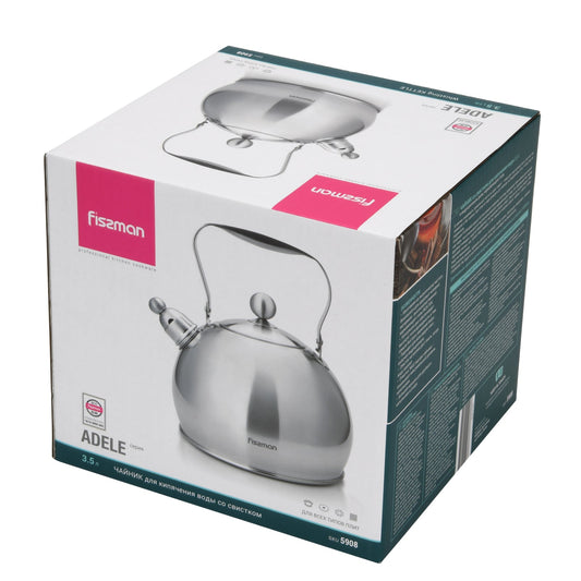 Whistling kettle 3.5 LTR (stainless steel)