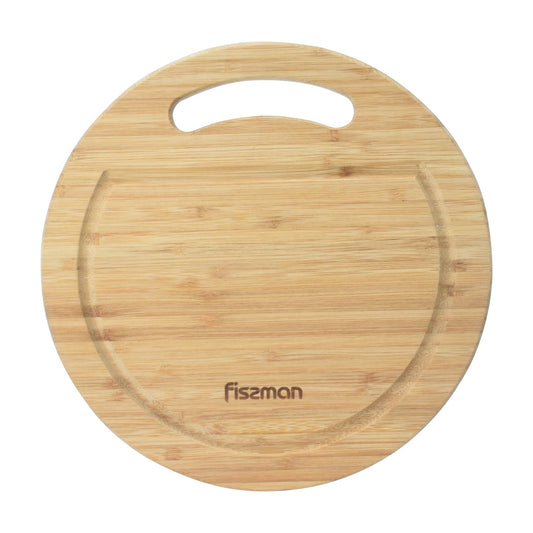 FISSMAN Bamboo Serving board - Round 25 x 25 x 1.9 cm